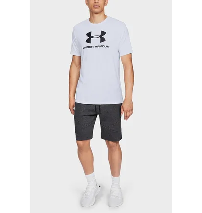 Футболка мужская Under Armour Sportstyle Logo Ss White 1329590-100