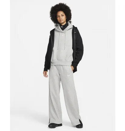 Штани жіночі Nike Sportswear Phoenix Fleece High-Rise Wide-Leg Pants Grey Dq5615-063