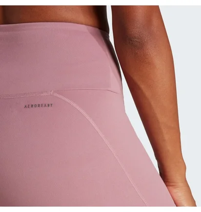 Шорти жіночі Adidas Yoga Essentials High-Waisted Short Leggings Pink IJ9352