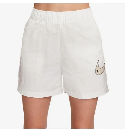 Шорты женские Nike Sportswear Swoosh Woven Easy Shorts White Dm6752-030