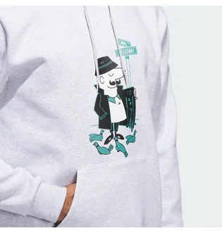 Худи мужское Adidas Chip In Nyc White JX1758