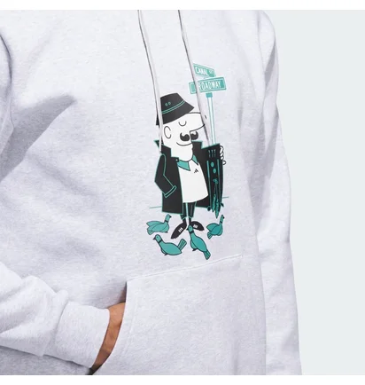 Худи мужское Adidas Chip In Nyc White JX1758