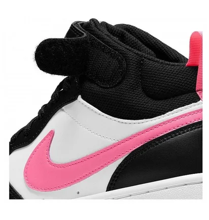 Кроссовки детские Nike Court Borough Mid 2 White/Black CD7782-005