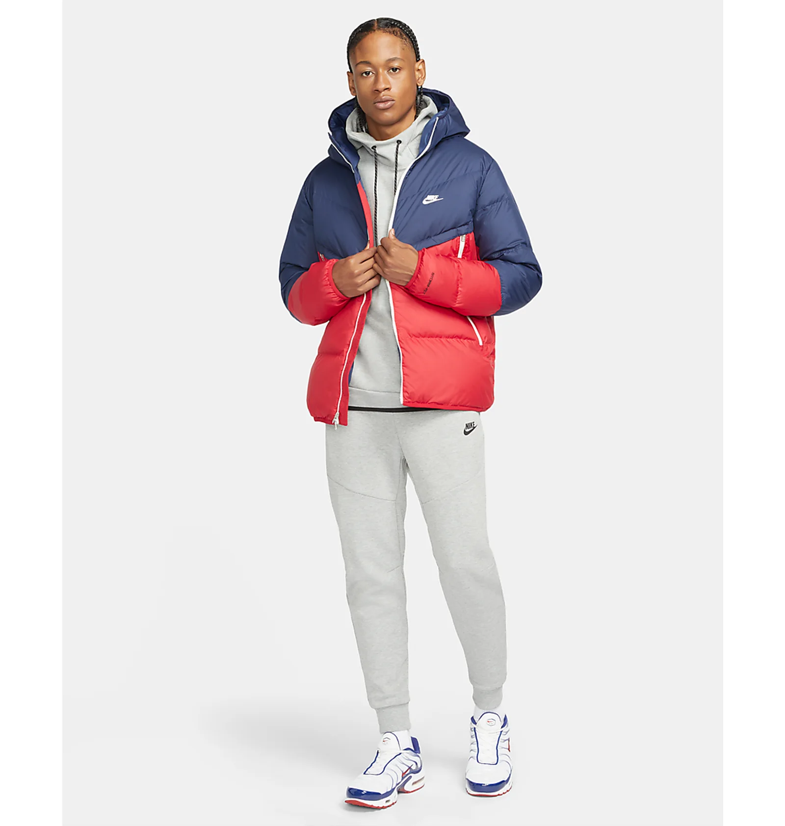 ᐉ Куртка чоловіча Nike Sportswear Storm-Fit Windrunner Blue/Red