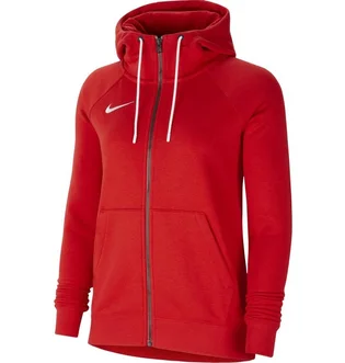 Толстовка женская Nike Hooded Sweatshirt W Nk Flc Park20 Fz Hoodie Red CW6955-657