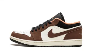 Кроссовки мужские Air Jordan 1 Low White/Brown DC6991-200