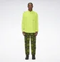 Рубашка унисекс Reebok Pyer Moss Draped Button-Down Shirt Green He8137