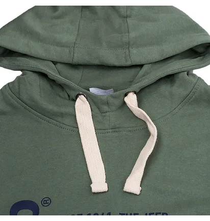 Худи мужское Jeep Hooded Sweatshirt Since 1941 Green O102569-E847