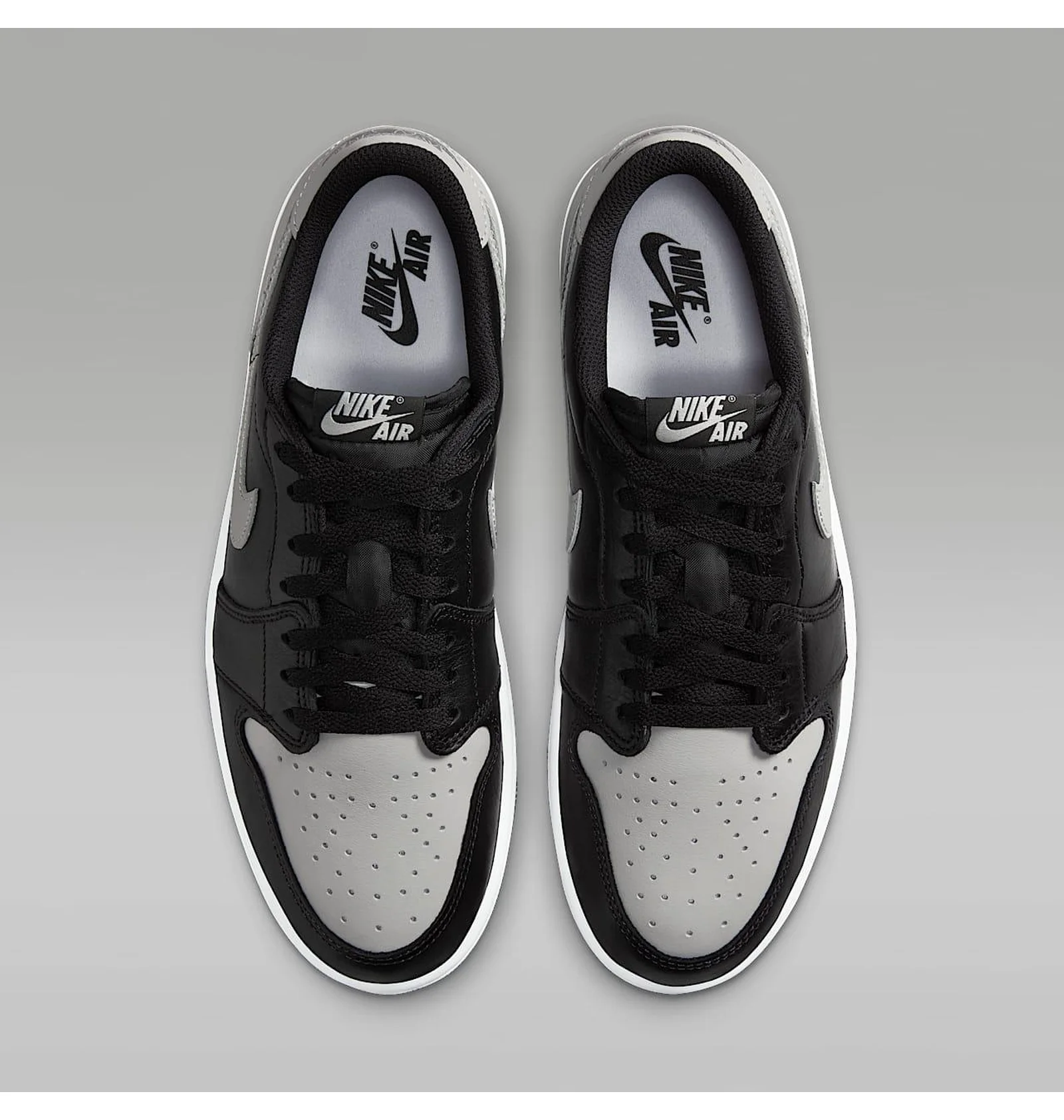 ᐉ Кроссовки мужские Air Jordan 1 Retro Low Og 2024 Black/Grey