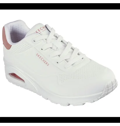 Кросівки жіночі Skechers Uno-Pop Back White 177092-WCRL