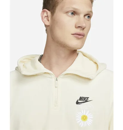 Толстовка мужская Nike M Nsw Hbr-S Ss Top White Dm5062-113
