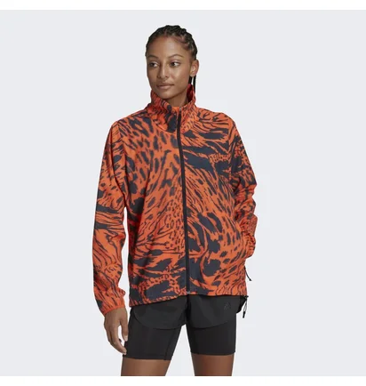 Куртка жіноча Adidas Fast Running Jacket Orange Hl1995
