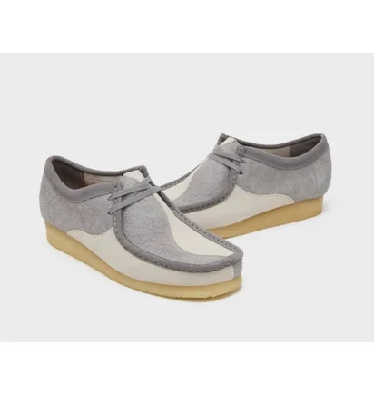 Туфлі чоловічі Clarks Originals Wallabee Grey 26176525
