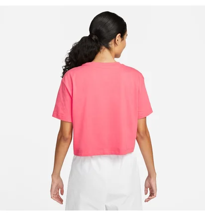 Футболка женская Nike Nsw Tee Essntl Crp Icn Ftr Pink BV6175-894