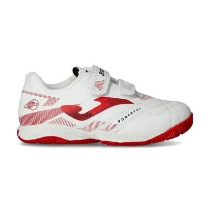 Футзалки дитячі Joma Powerfull Pojs White/Red POJS-2502