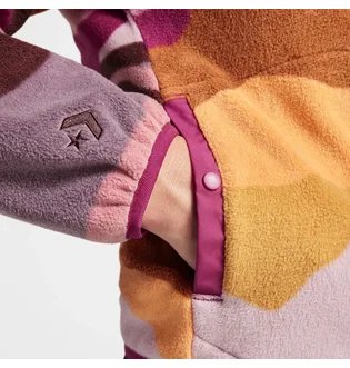 Кофта женская Converse Polar Fleece Printed Popover Multi 10025678-535