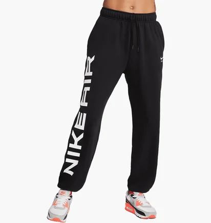 Штани жіночі Nike Nsw Oversized Air Fleece Joggers Black FB8051-010