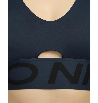 Топ женский Nike Pro Indy Plunge Blue HF7324-478