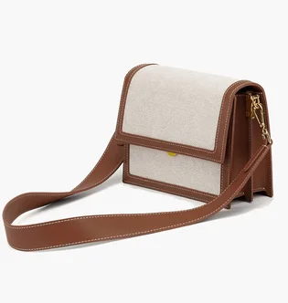 Сумка жіноча JW PEI Mini Flap Crossbody Beige/Brown BB2023BG60681JWP