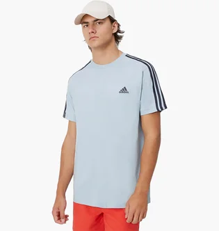 Футболка мужская Adidas T-Shirt Ss M 3S Sj T Light Blue IS1332