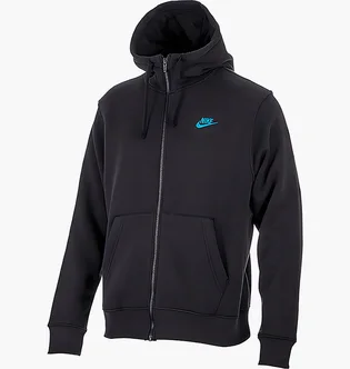 Толстовка мужская Nike M Nsw Club Dt Hoodie Fz Bb Black DQ8384-011