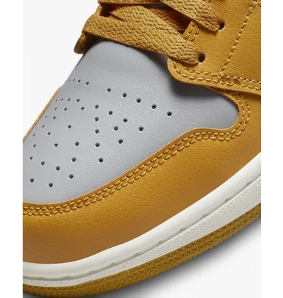 Кросівки жіночі Nike Air Jordan 1 Low Yellow/Grey Dc0774-020