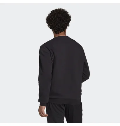 Свитшот мужской Adidas Essentials Fleece Sweatshirt Black Gv5295