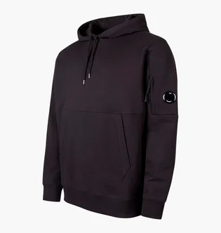 Худі чоловіче C.P. Company Diagonal Raised Fleece Lens Black RCCMSS714A-005086W