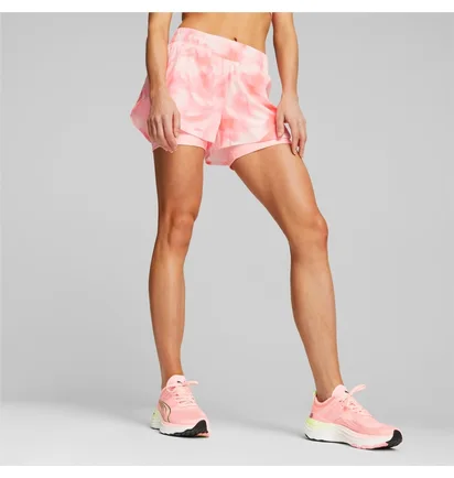 Шорты женские Puma Ultraweave 2-In-1 Pink 524061-62