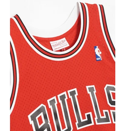 Майка мужская Mitchell & Ness Nba Swingman Chicago Bulls 97 Dennis Rodman Jersey Red SMJYGS18154-CBUSCAR97DRD