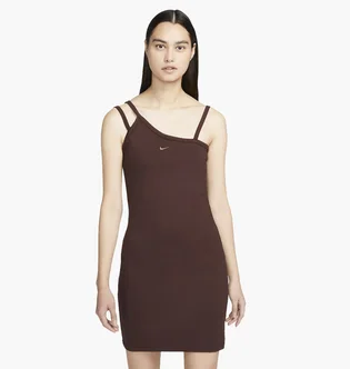 Платье женское Nike Sportswear Everyday Modern Asymmetrical Tank Dress Brown DV7934-227