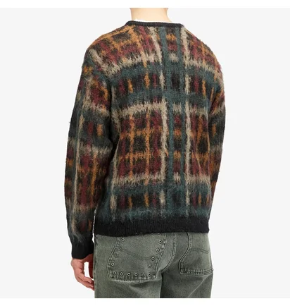 Кофта мужская Dime Plaid Mohair Knit Multi DIMEFA249BLK