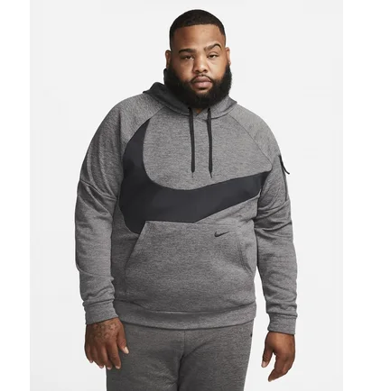 Худи мужское Nike M Nk Tf Hd Po Swoosh Grey Dq5401-071