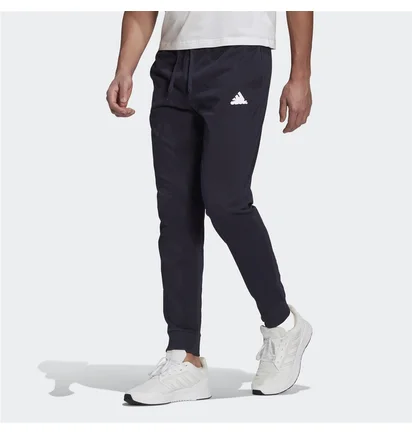 Штани чоловічі Adidas Essentials Single Jersey Tapered Cuff Pants Black GK9259