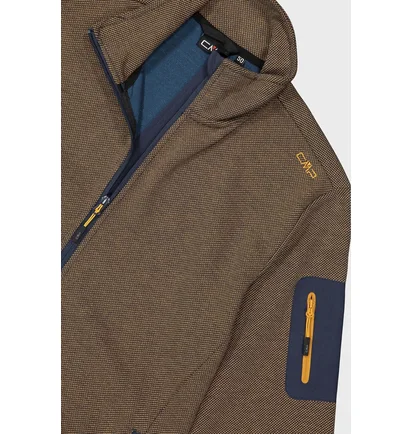 Кофта мужская CMP Knit Tech Brown 34H6397-18NV