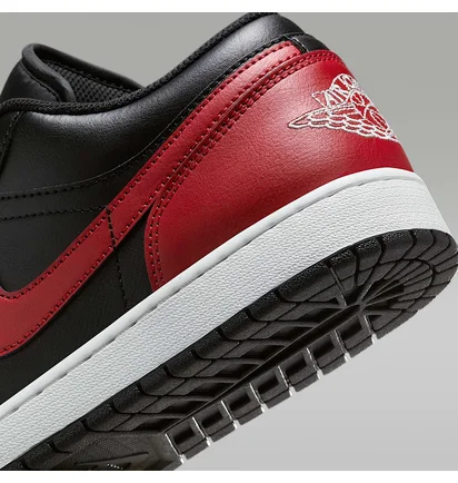 Кросівки чоловічі Air Jordan 1 Low Red/Black 553558-067