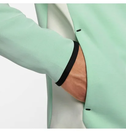 Куртка чоловіча Nike Sportswear Tech Fleece Taped Full-Zip Hoodie Turquoise Cu4489-379