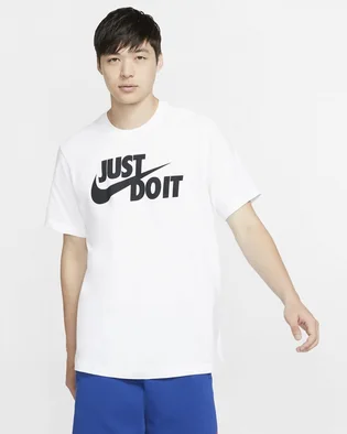 Футболка чоловіча Nike M Nsw Tee Just Do It Swoosh White AR5006-100