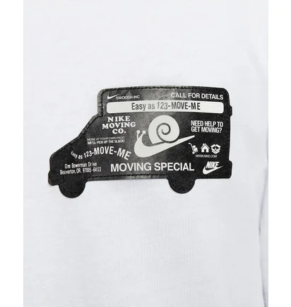 Футболка мужская Nike Sportswear Moving Company Short-Sleeve T-Shirt White Dz2845-100