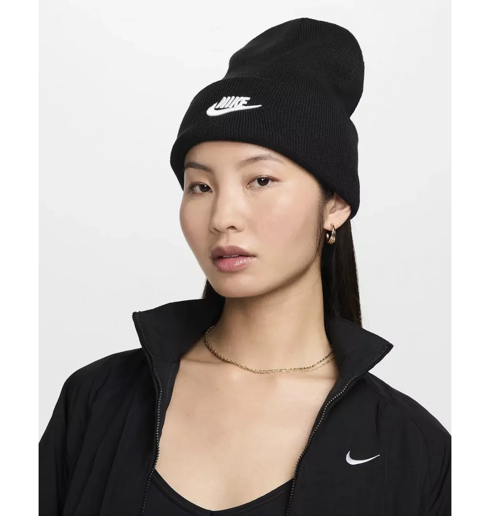 Nike Peak Beanie Black skull cap 黒 新品未使用 ᐉ Шапка унісекс Nike Peak Beanie Tc Fut F24 L Black HF0186-010