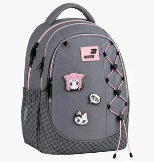 Рюкзак детский Kite Meow Grey K26-700M-3