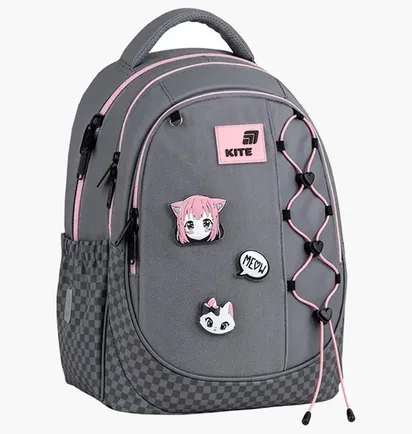 Рюкзак детский Kite Meow Grey K26-700M-3