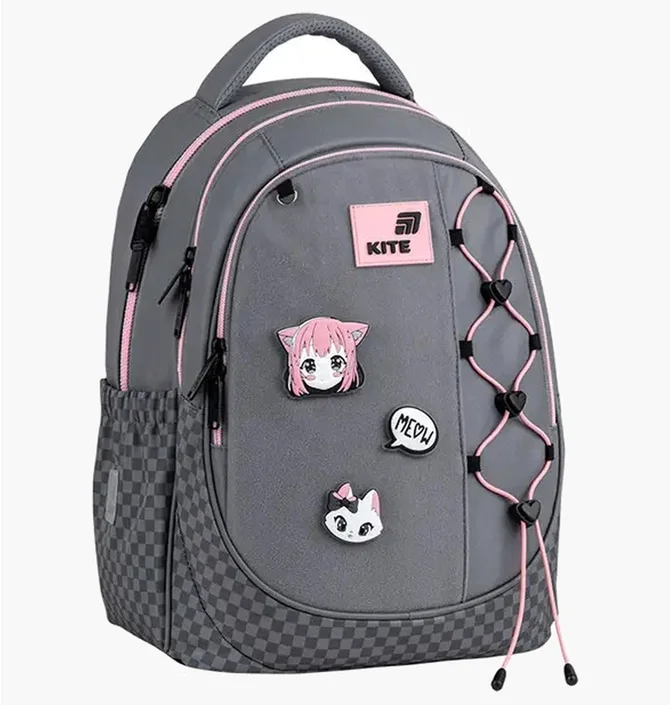 Рюкзак детский Kite Meow Grey K26-700M-3