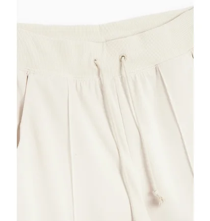 Штани жіночі Nike Sportswear Essential High Waisted Wide Leg Pants Beige FB8490-104