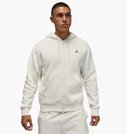 Худи мужское Air Jordan Brooklyn Fleece Full-Zip Hoodie White FV7289-133