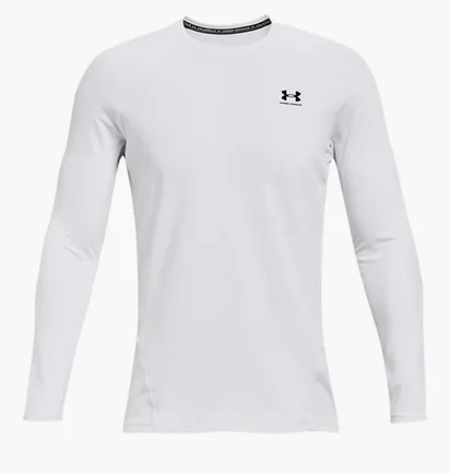 Лонгслив мужской Under Armour Cg Fitted Crew White 1366068-100