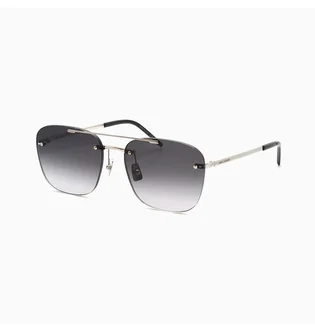 Солнцезащитные очки SAINT LAURENT Grey/Metallic SL-309-RIMLESS-002-58