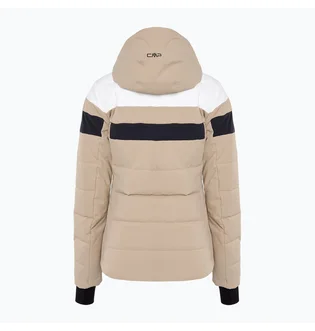 Куртка женская CMP Jacket Zip Hood Mechanical Str Beige 34W4586-A435