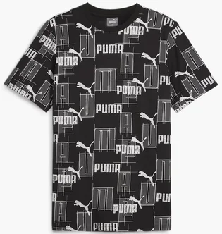 Футболка чоловіча Puma Ess+ Logo Lab Aok Tee Black/Grey 678982-01