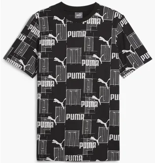 Футболка мужская Puma Ess+ Logo Lab Aok Tee Black/Grey 678982-01
